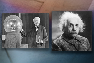 Remembering Thomas Edison and Albert Einstein